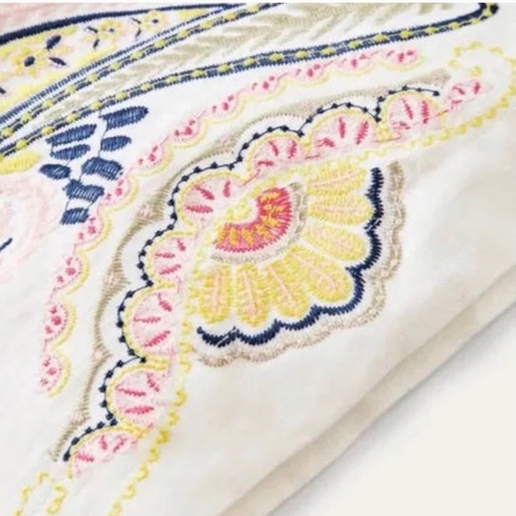 Boden Briana Embroidered Linen Dress - Picture 2 of 5